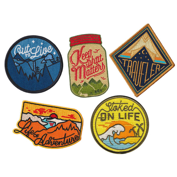 Buy Outdoor Travel Patch Embroidered Patches For Clothing Mountain