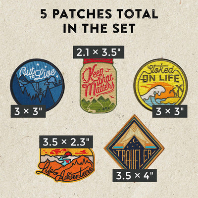 Adventure 5 Patch Variety Pack