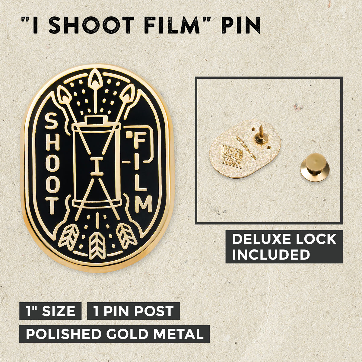 I Shoot Film Pin - Asilda Store