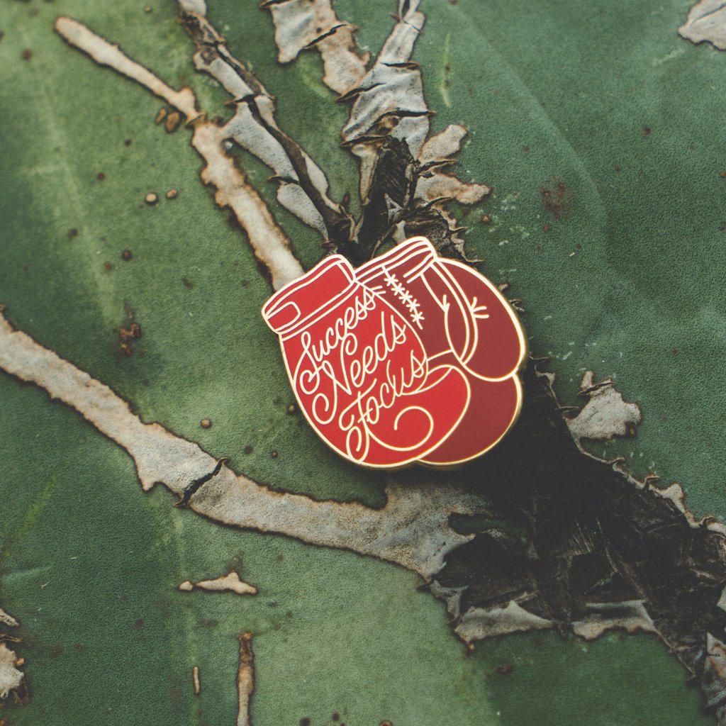 Success Needs Focus Pin