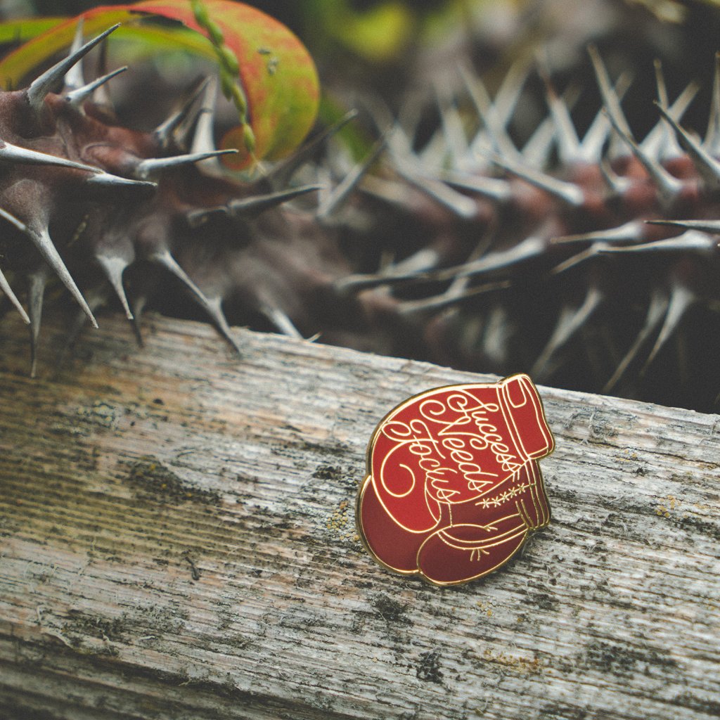 Success Needs Focus Pin