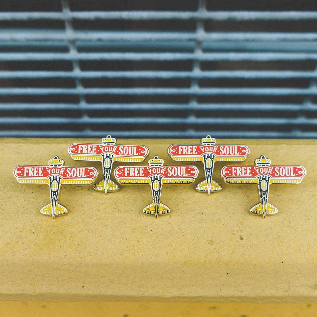 Free Your Soul Pin