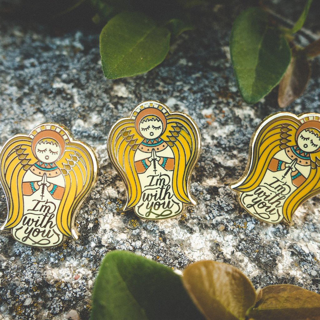 I'm With You Pin