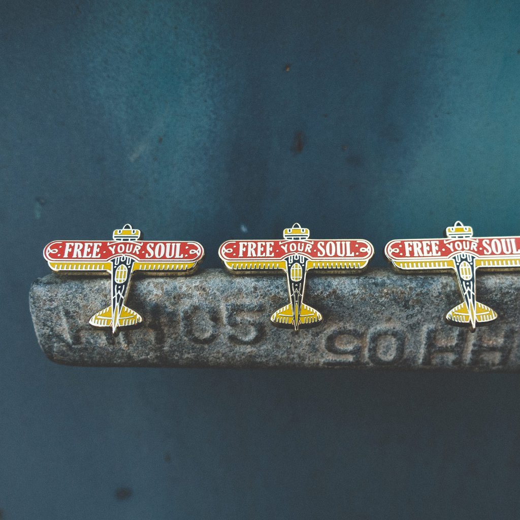 Free Your Soul Pin