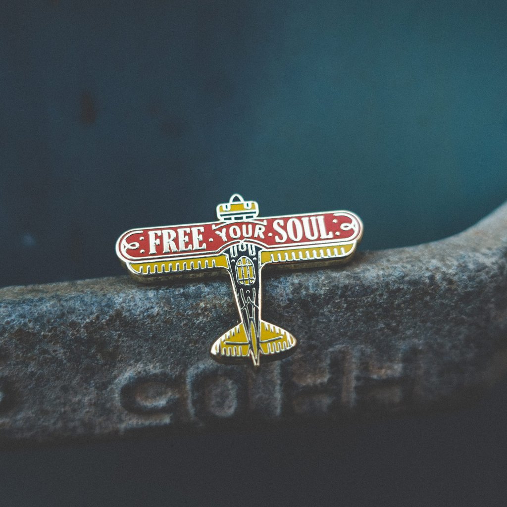 Free Your Soul Pin