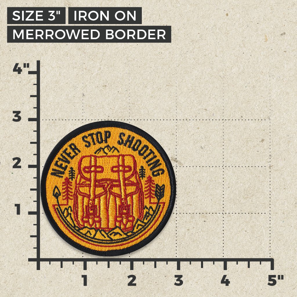 Never Stop Shooting Patch