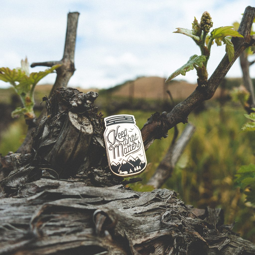 Keep What Matters Pin