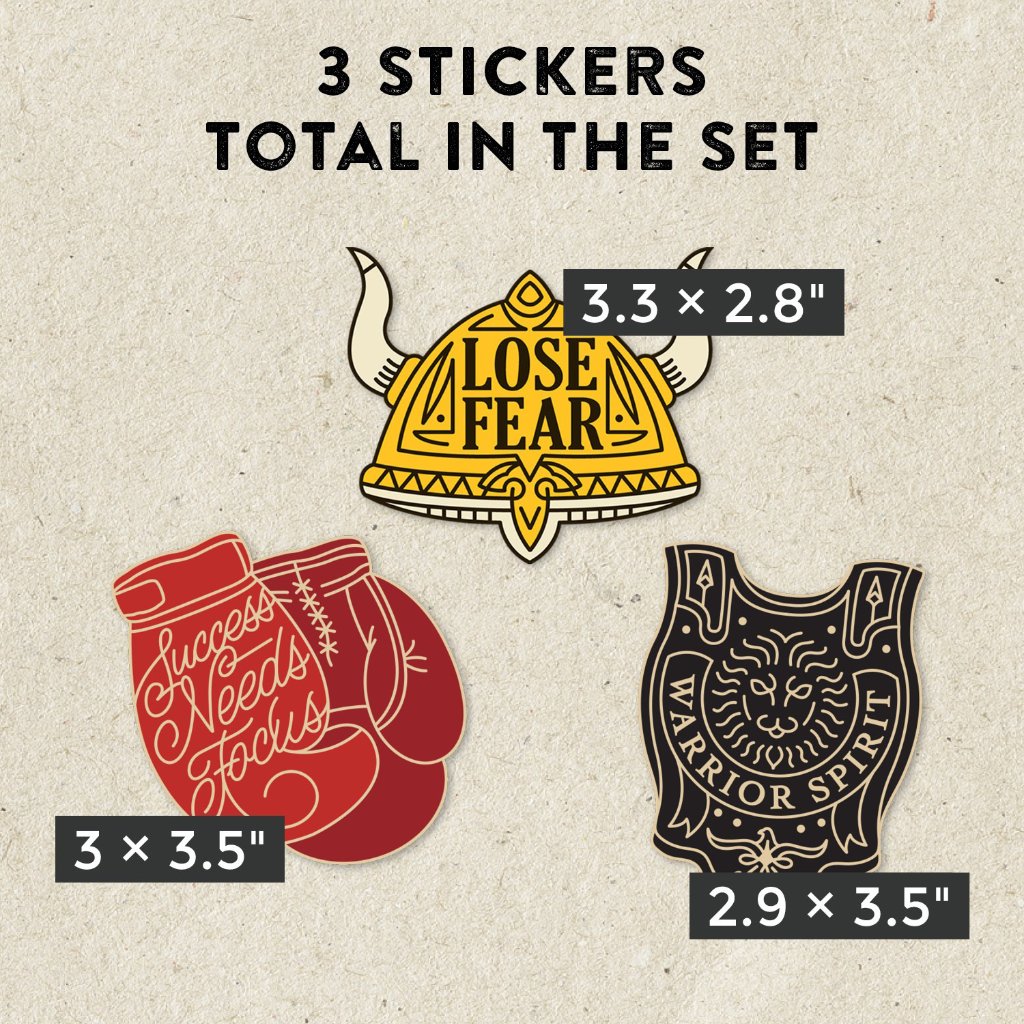Warrior Sticker Set #1