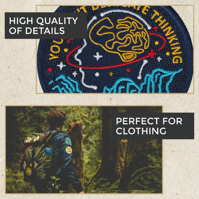 You Can't Delegate Thinking Patch - Asilda Store